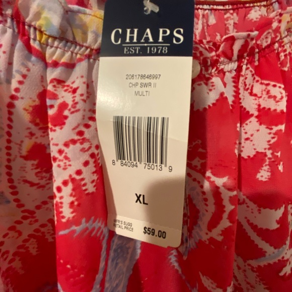 🔥HP🔥 NWT $60 Chaps womens XL top dress shirt blouse - Picture 4 of 7